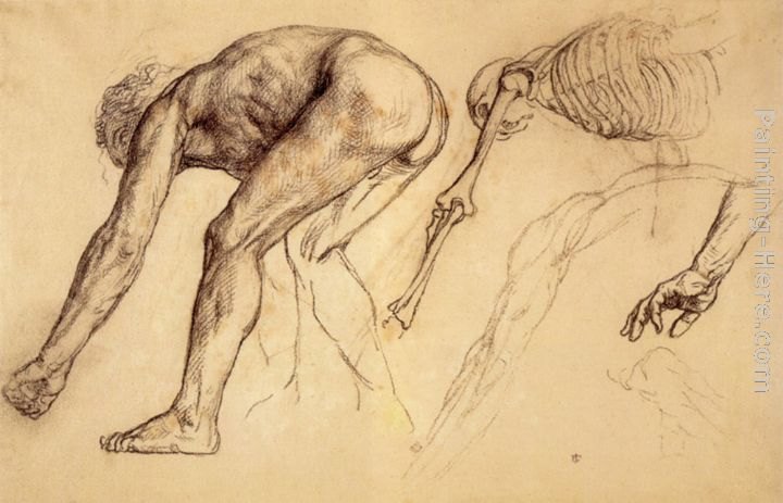 Edward John Poynter Study for the Fresco at St Stephens, Dulwich